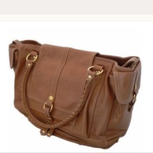 Chaiken Leather Diaper Bag